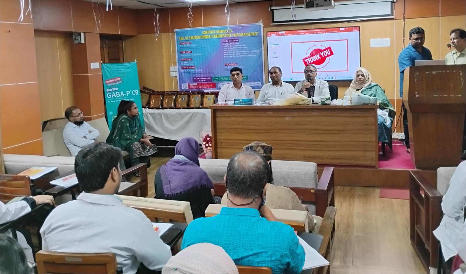 Scientific seminar on the role of gabapentinoids in neuropathic pain management at BMU