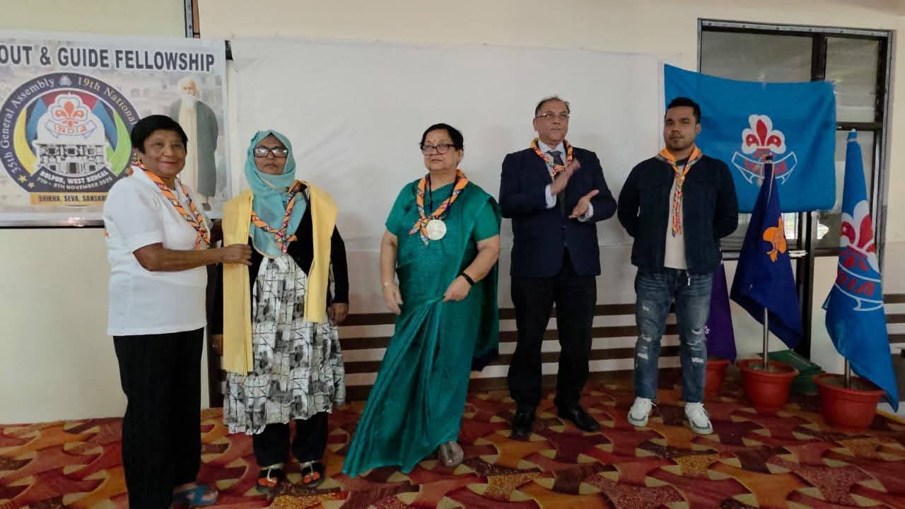 In India, 35th general council, 19 th national gathering of India Scout Guardian Fellowship; As the Bangladeshi guest Dr. Momtaz Khanam delivered a valuable speech.