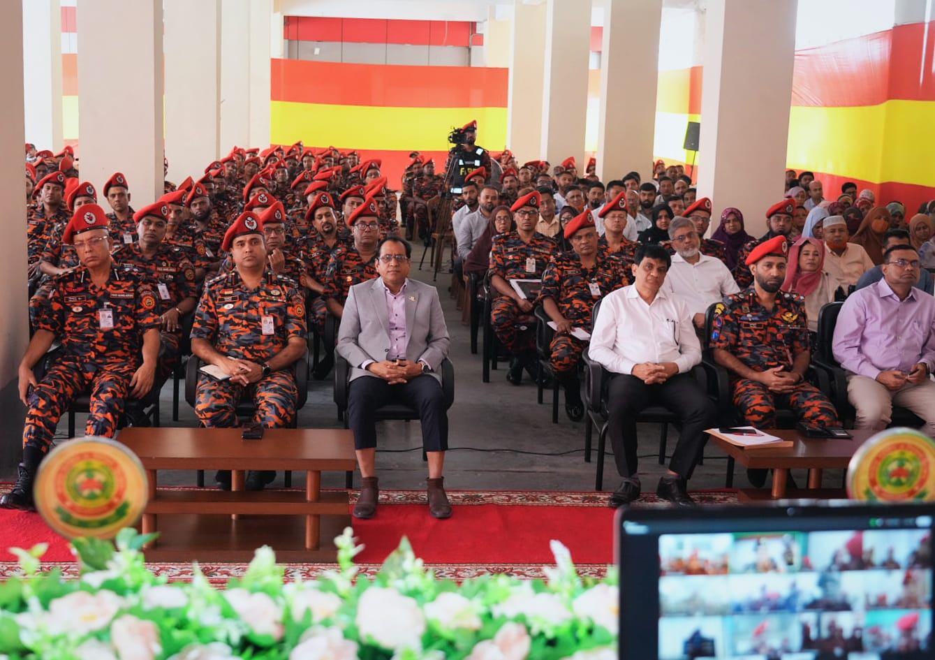 Receiving the Director General’s court: Fire Service is a real service organization, A call to develop as