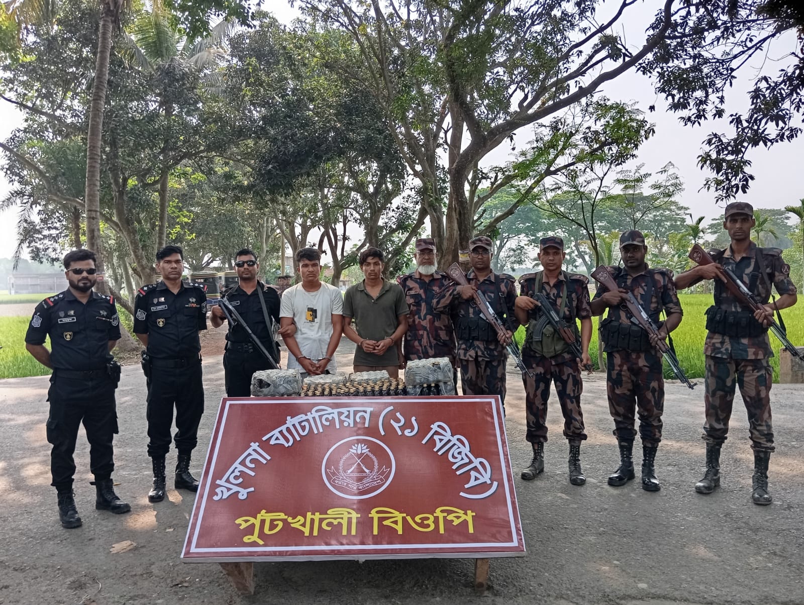 2 arrested with 372 bottles of drugs in joint operation by BGB and RAB