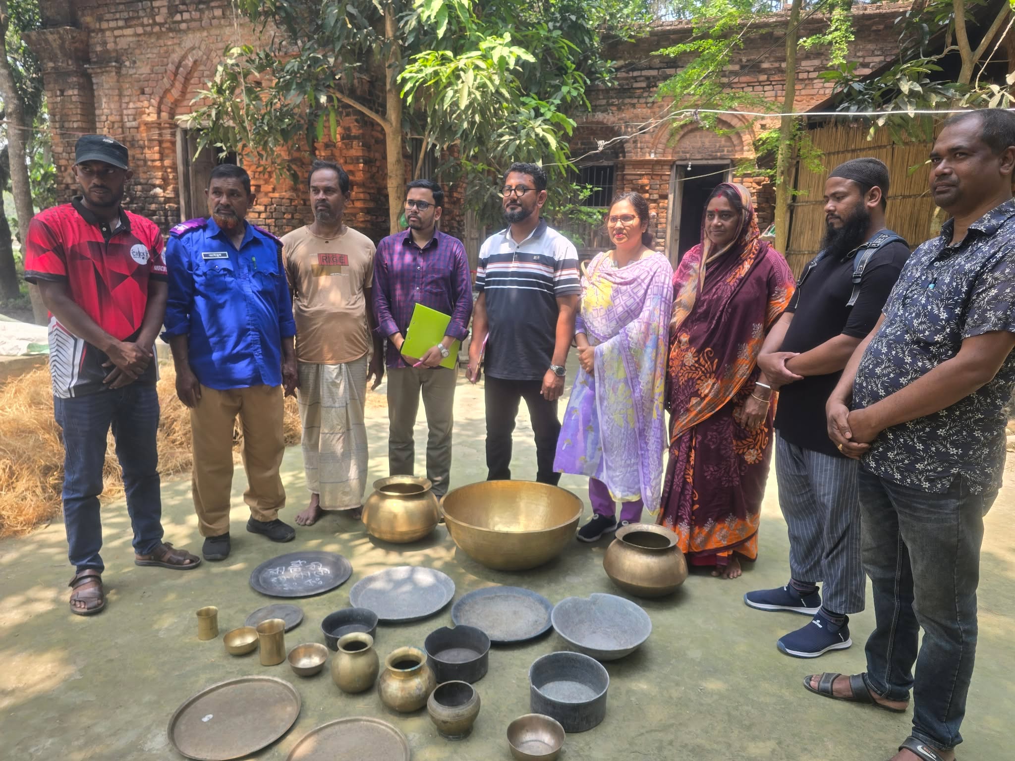A team from the Department of Archaeology is investigating the history and heritage of Babukhali