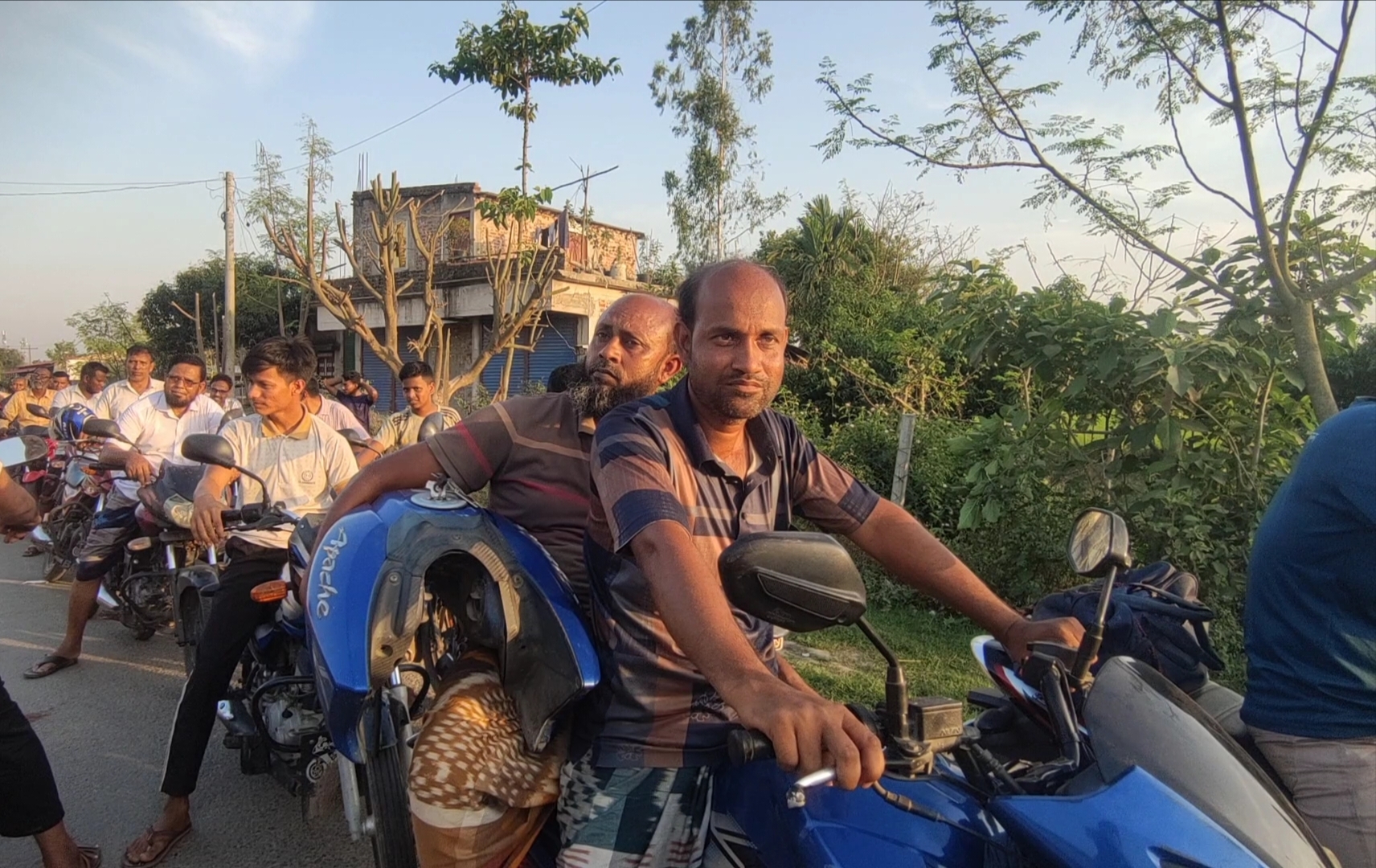 Naogaon faces fuel crisis like the rest of the country: Drivers struggle at filling stations for fuel