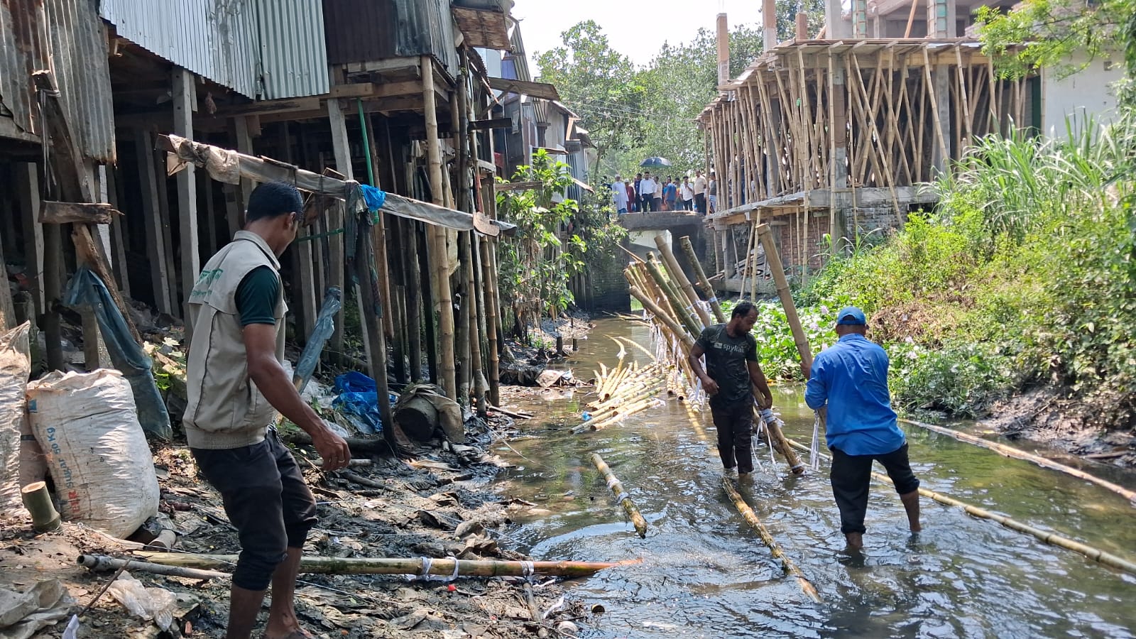 Administration frees Kusla canal in Kotalipara within 24 hours