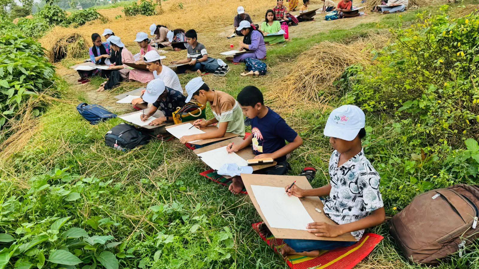 Brahmanbaria Shishu Natyam’s 11th art camp inaugurated in the lap of nature