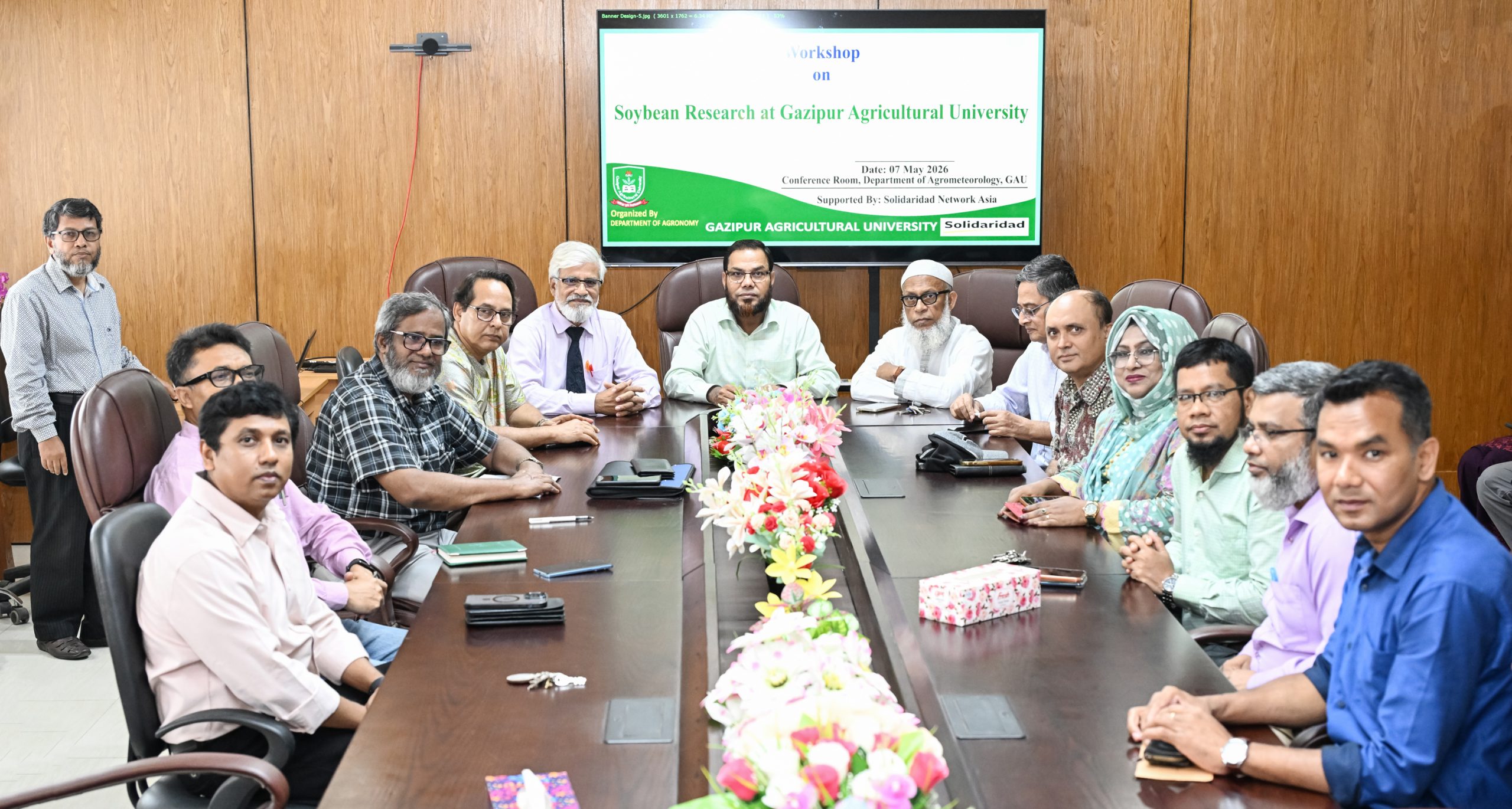 Soybean research workshop held at GAU
