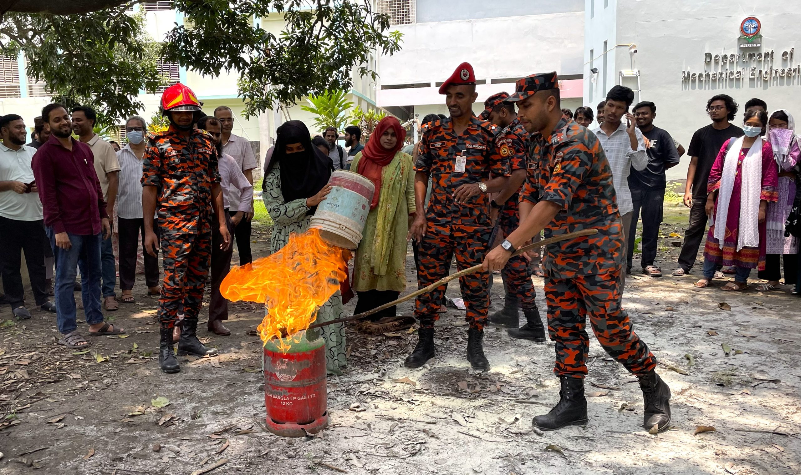 Training on fire safety education held at RUET