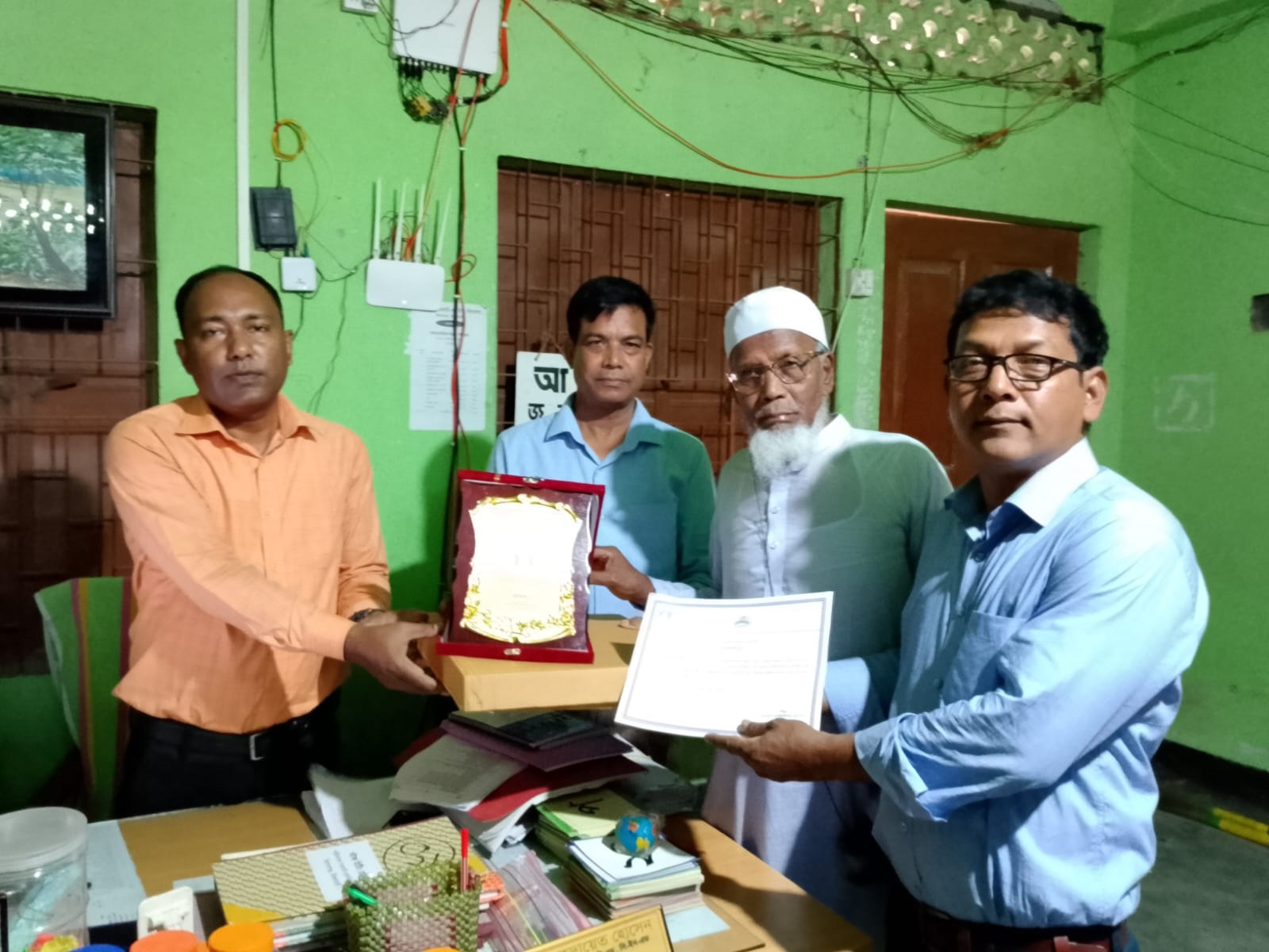 Alhaj Rafiqul Islam Mondal felicitated for his special contribution to education and social service