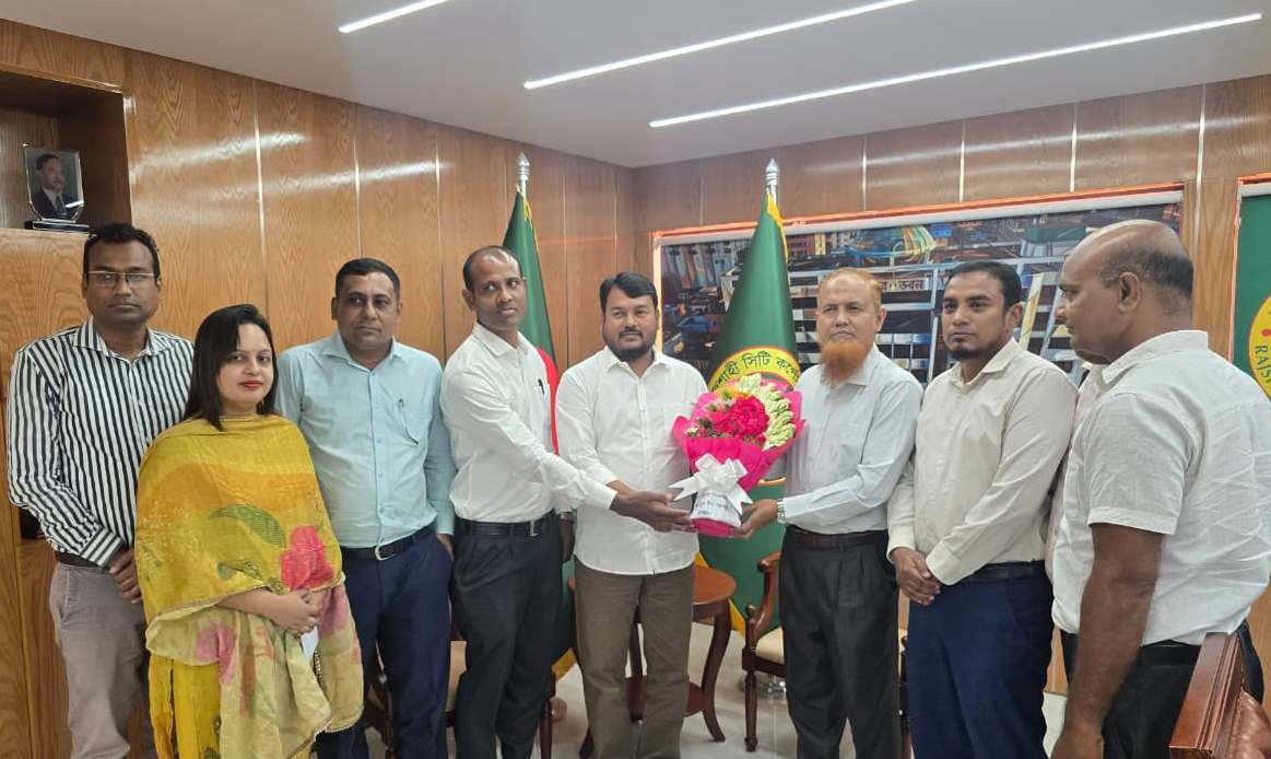 Janata Bank Divisional Officer with the RASIC Administrator Courtesy call to the General Manager of the office