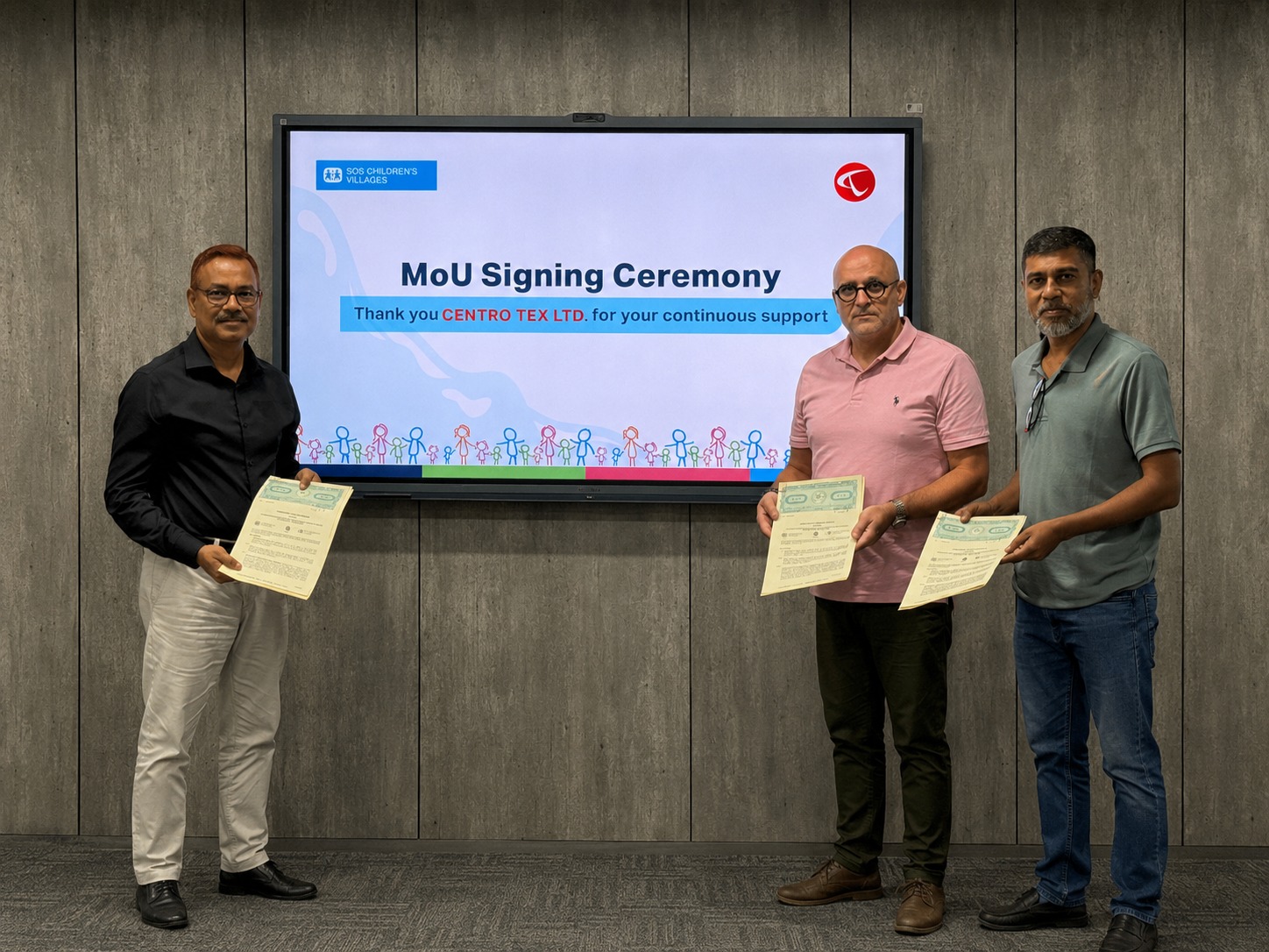 Centro Renews Partnership with SOS Children’s Villages Bangladesh to Support Vulnerable Children