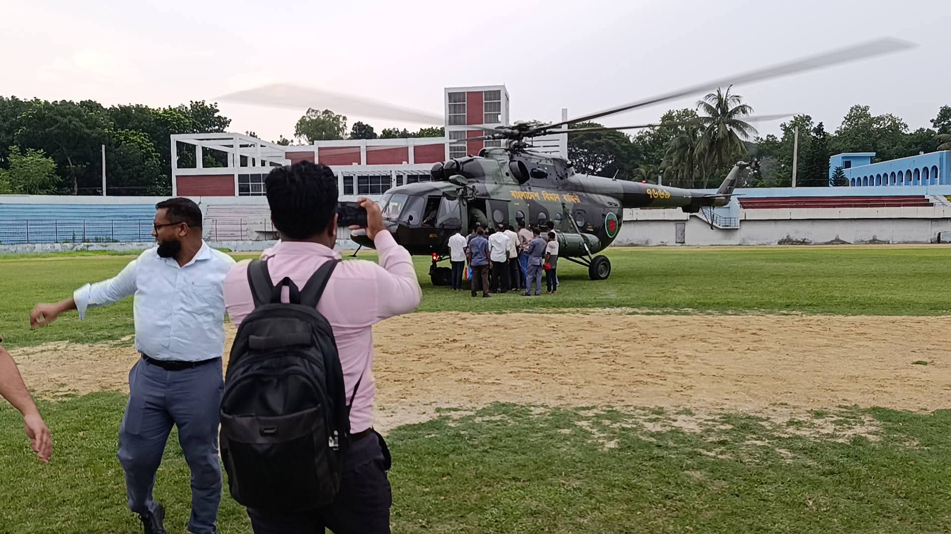 The newly appointed DC of Magura district, who is ill, was quickly referred to Dhaka by air ambulance
