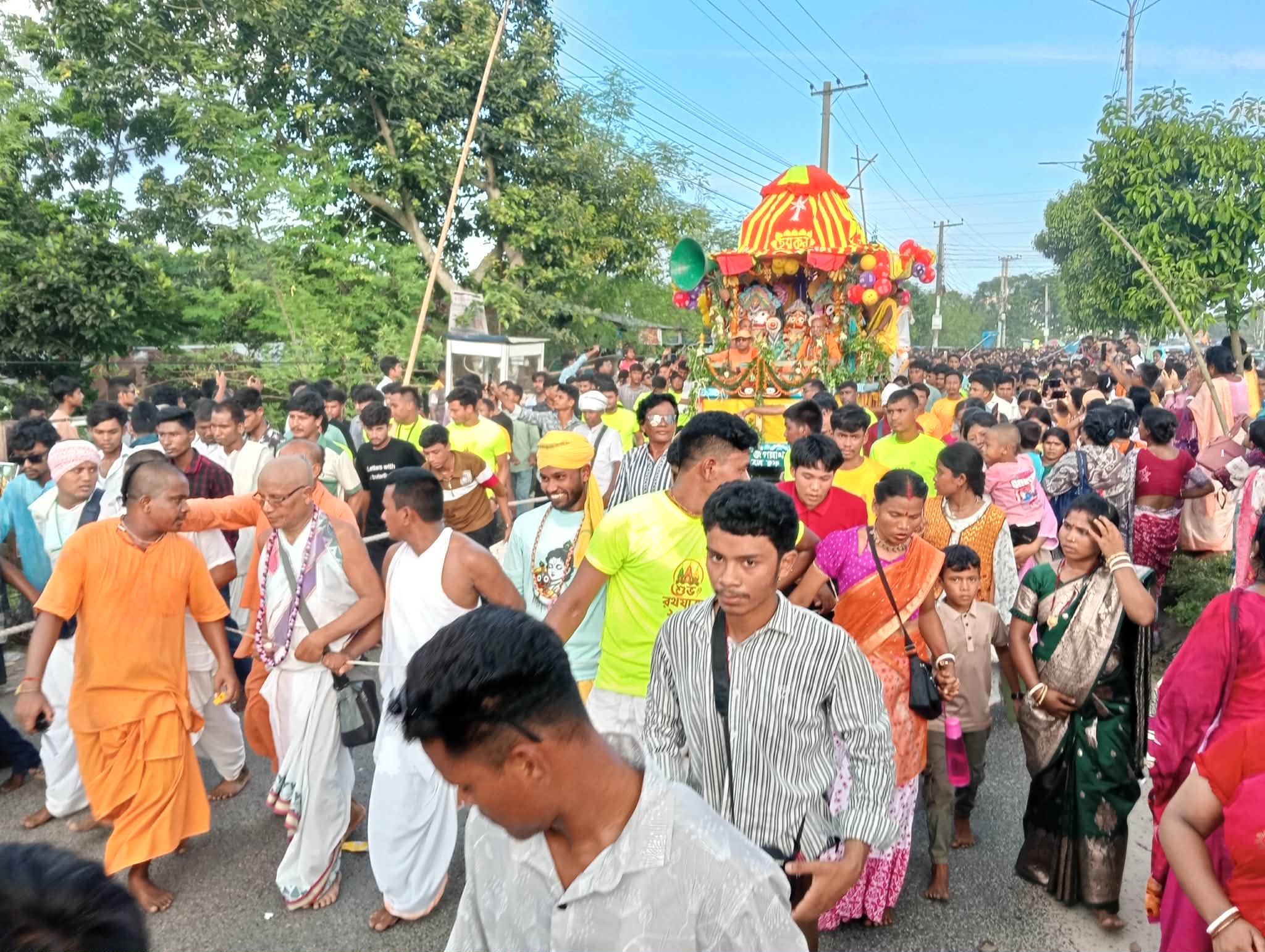 Jagannath Dev Rath Yatra Festival held in Thakurgaon