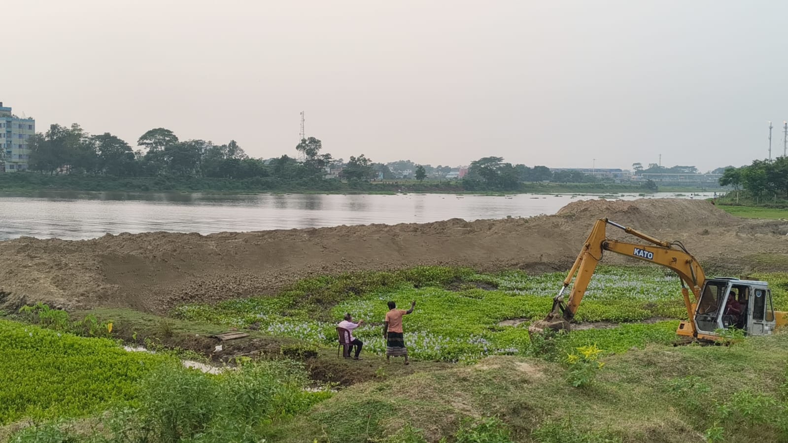 Brahmanbaria Titas River filling up assured by administration