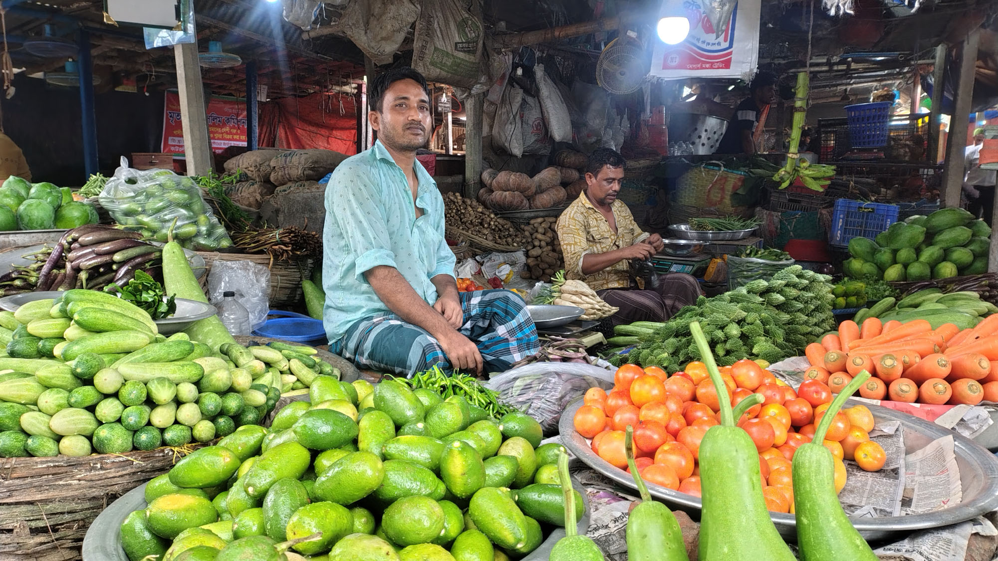 Fire in Brahmanbaria vegetable market