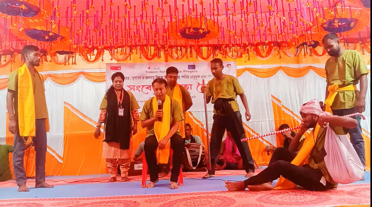 Naogaon Public Theater is spreading public awareness through plays