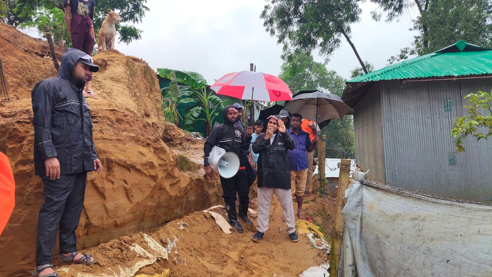 Cox’s Bazar at risk of landslides: District administration’s rescue operation to evacuate residents to safe shelters