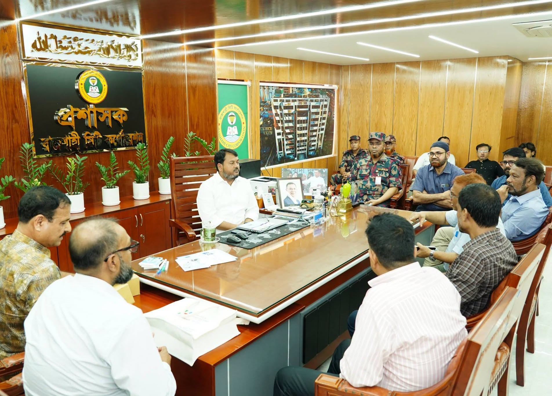 Chairman of Hi-Tech Specialized Hospital pays courtesy call on RASC Administrator and exchanges views