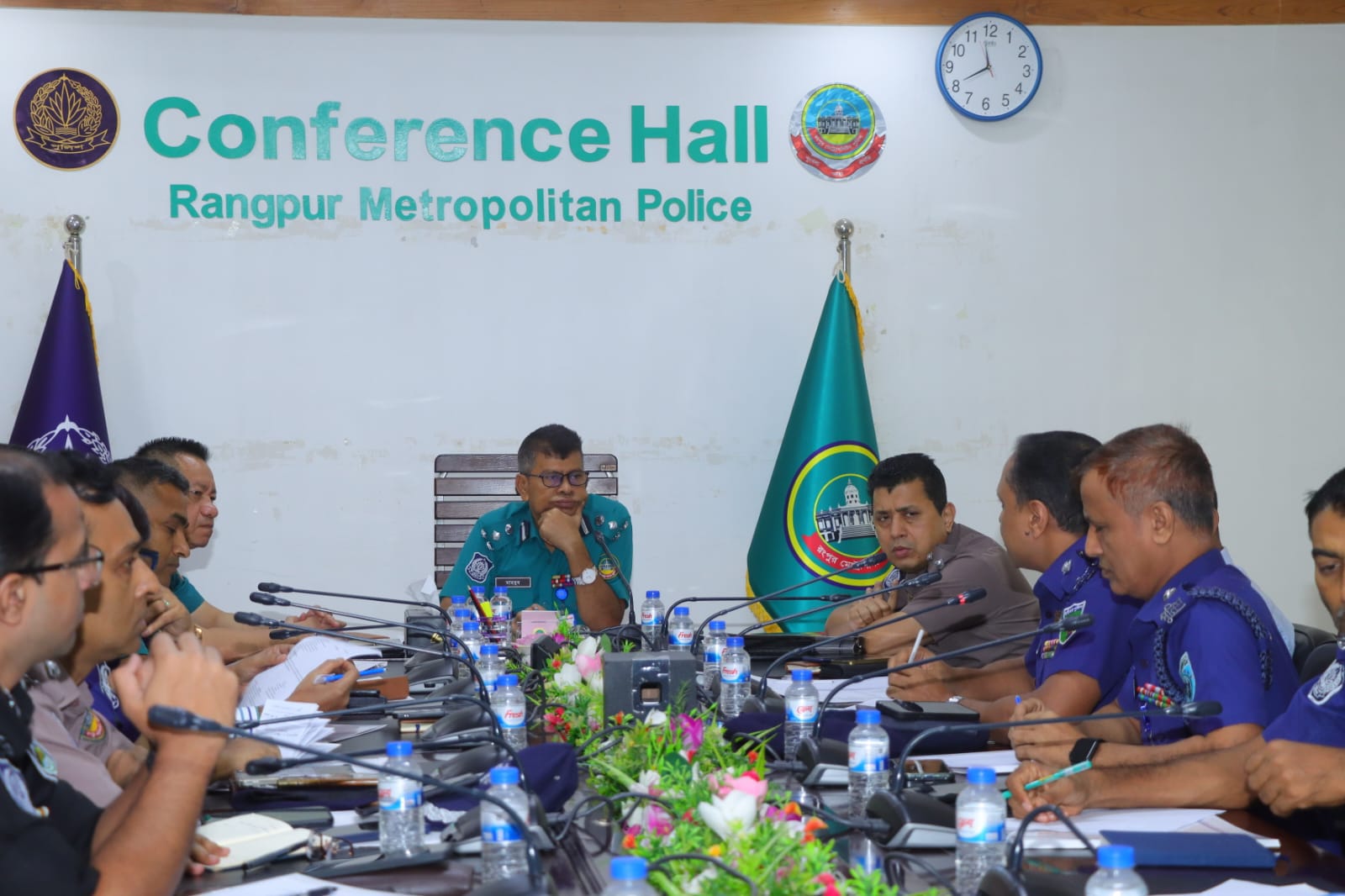 A meeting was held to exchange views on improving the law and order situation and increasing mutual relations and coordination