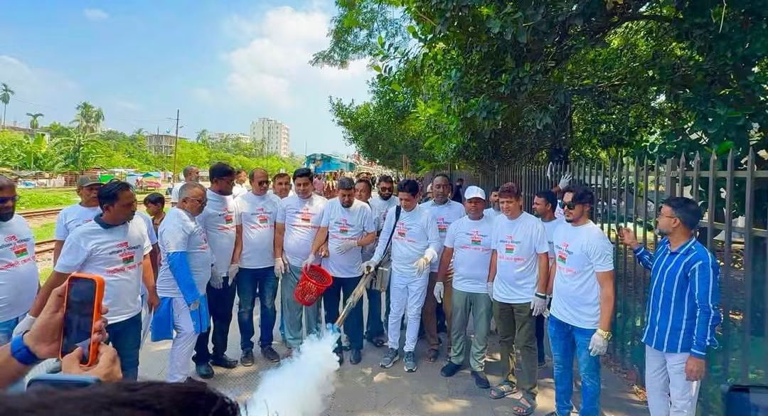 Jubo Dal’s dengue prevention and cleanliness drive in Narsingdi