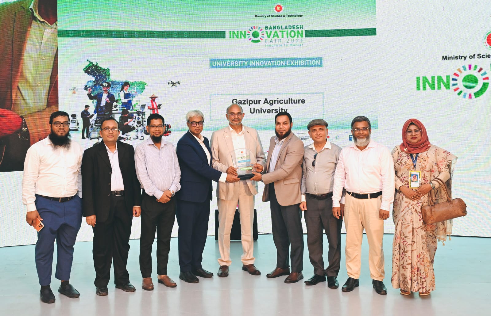 GAU crowned Champion at Bangladesh Innovation Fair 2026