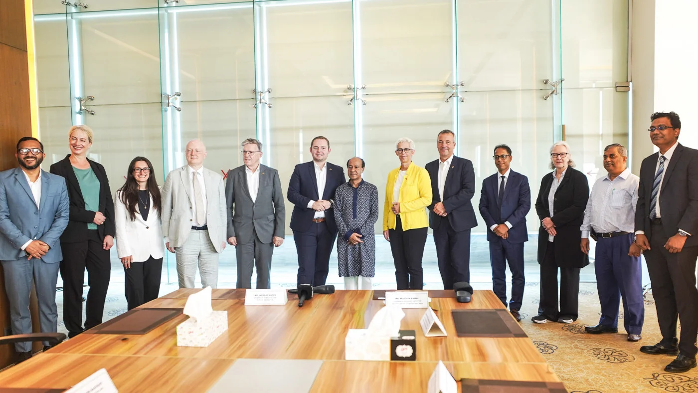 German parliamentary delegation visits Meghna Industrial Economic Zone